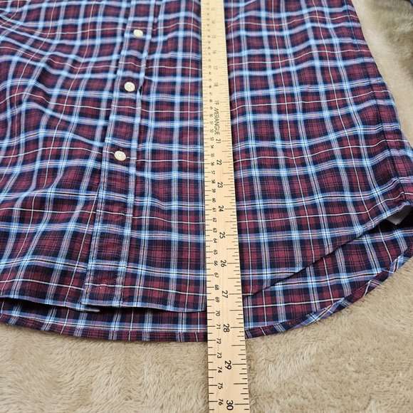 Ralph Lauren Dress Shirt Multicolor Plaid Oxford Button-Down Teen Sz XL (18-20) - Picture 6 of 10